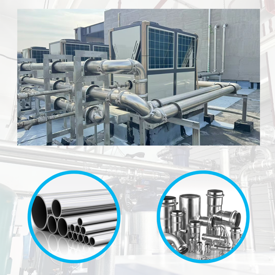 Giải pháp hệ thống đường ống bằng thép không gỉ bền cho các ứng dụng công nghiệp và thương mại