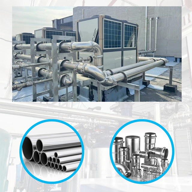 Giải pháp hệ thống đường ống bằng thép không gỉ bền cho các ứng dụng công nghiệp và thương mại